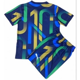 Koszulka Brazylia Neymar Jr x Puma Dziecięcy Koszulki Piłkarskie 2021-2022 Krótki Rękaw